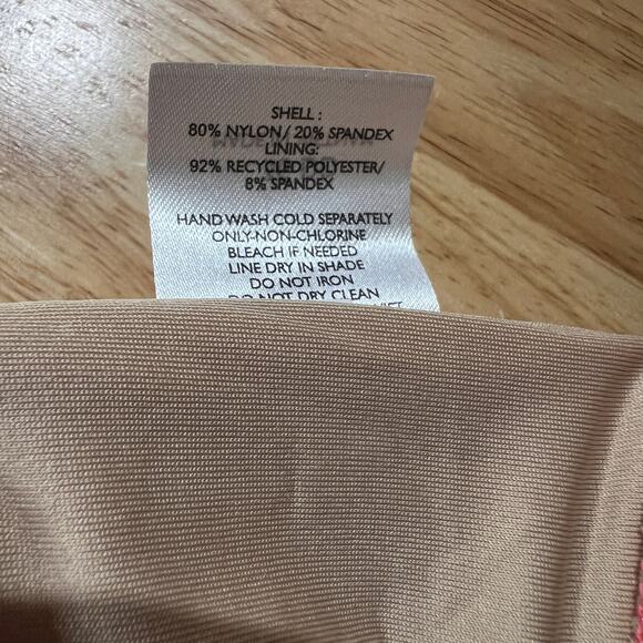 Shade & Shore Women's Floral Print Strappy Bandeau Bikini Top - Size 36DD - NWT - Picture 3 of 7